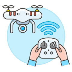 Drone Controller 1 Illustration from UX Colors Set