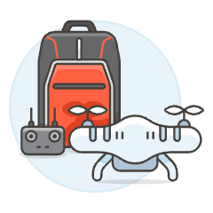 Drone Kit Illustration from UX Colors Set