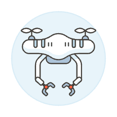 Reobotic Drone Illustration from UX Colors Set