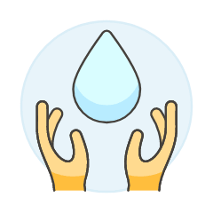 Save Water 1 Illustration from UX Colors Set