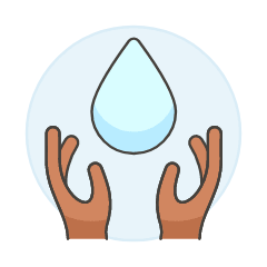 Save Water 2 Illustration from UX Colors Set