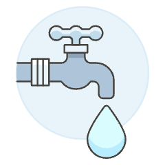 Water Drop Illustration from UX Colors Set