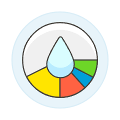 Water Static Illustration from UX Colors Set