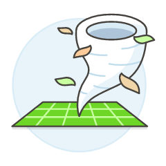 Typhoon Illustration from UX Colors Set