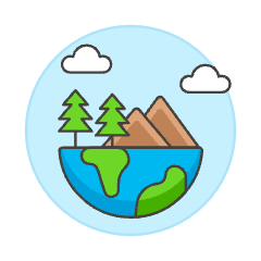 Earth Ecosystem Illustration from UX Colors Set