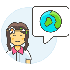Earth Talk 5 Illustration from UX Colors Set