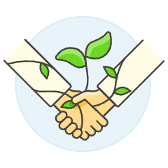Eco Agreement 2 Illustration from UX Colors Set