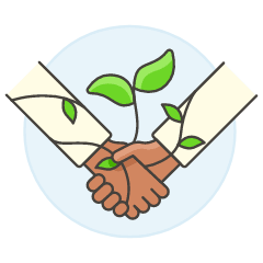 Eco Agreement 3 Illustration from UX Colors Set