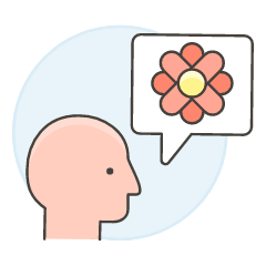 Flower Talk 1 Illustration from UX Colors Set