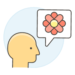 Flower Talk 2 Illustration from UX Colors Set