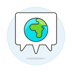 Global Meeting Illustration from UX Colors Set