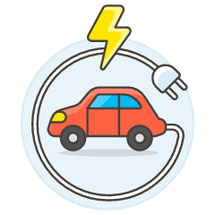 E Car 1 Illustration from UX Colors Set