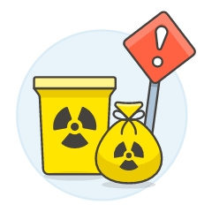 Danger Waste Illustration from UX Colors Set