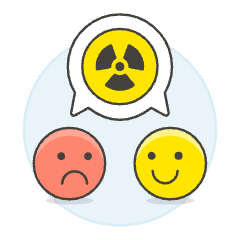Nuclear Talk Illustration from UX Colors Set