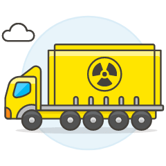 Nuclear Truck Illustration from UX Colors Set
