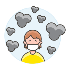 Air Pollution 1 Illustration from UX Colors Set