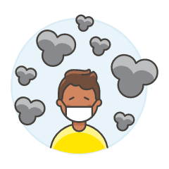 Air Pollution 3 Illustration from UX Colors Set