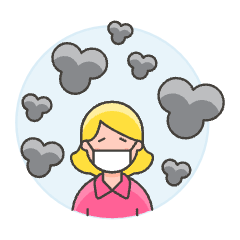 Air Pollution 4 Illustration from UX Colors Set
