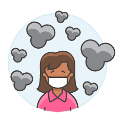 Air Pollution 6 Illustration from UX Colors Set