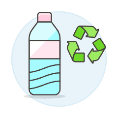 Recycle Bottle Illustration from UX Colors Set