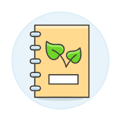 Recycle Notebook Illustration from UX Colors Set