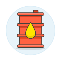 Oil Barrel Illustration from UX Colors Set