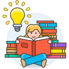 Bookworm 4 4 Illustration from UX Colors Set