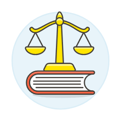 Law Book Illustration from UX Colors Set