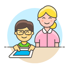 Home School 2 2 Illustration from UX Colors Set