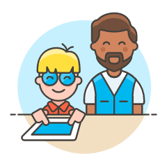 Home School 2 4 Illustration from UX Colors Set