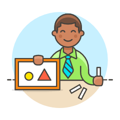 Home School 1 3 Illustration from UX Colors Set