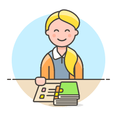 Librarian 1 3 Illustration from UX Colors Set