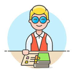 Librarian 1 6 Illustration from UX Colors Set