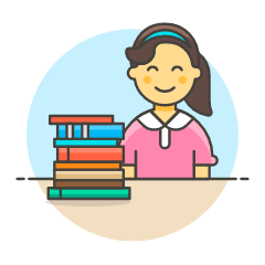Student 4 6 Illustration from UX Colors Set