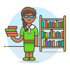 Student 5 4 Illustration from UX Colors Set