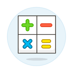 Calculations Illustration from UX Colors Set