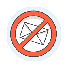Unwanted Mail Illustration from UX Colors Set