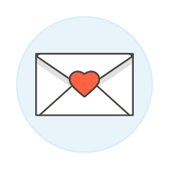 Love Mail Illustration from UX Colors Set