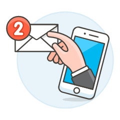 Email Notifications 1 1 Illustration from UX Colors Set