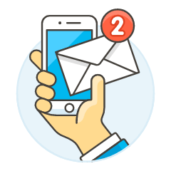 Email Notifications 2 2 Illustration from UX Colors Set