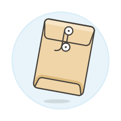 Envelope Illustration from UX Colors Set