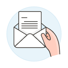 Hold Envelope 1 Illustration from UX Colors Set