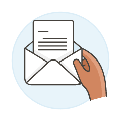 Hold Envelope 2 Illustration from UX Colors Set