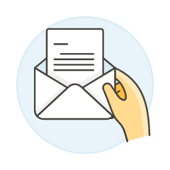 Hold Envelope 3 Illustration from UX Colors Set