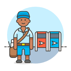 Mail Collect 3 Illustration from UX Colors Set