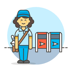 Mail Collect 6 Illustration from UX Colors Set