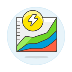 Power Usage Illustration from UX Colors Set