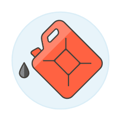 Gas Tank Illustration from UX Colors Set