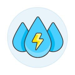 Hydro Power Plant 2 Illustration from UX Colors Set