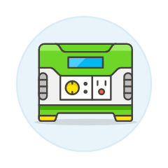 Rechargable Battery Illustration from UX Colors Set